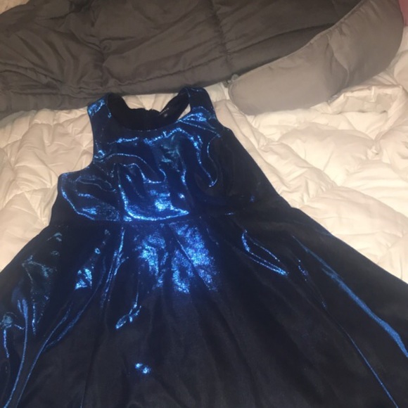 torrid Dresses & Skirts - Metallic shiny blue size 20 dress